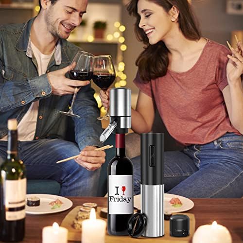Wine Gifts-Electric Wine Opener and Aerator Set-Wine Dispenser Battery