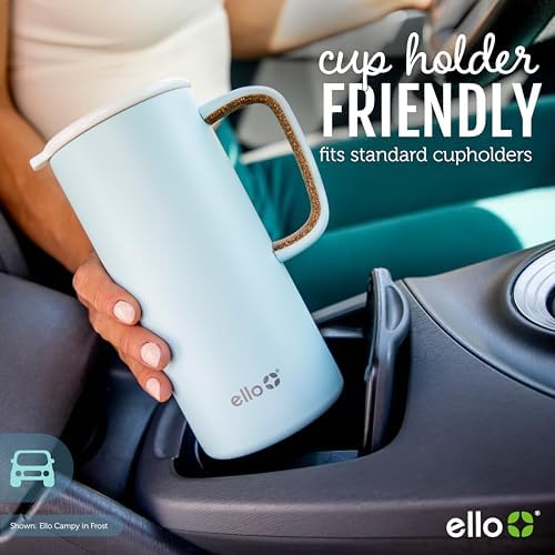 Ello Campy 18oz Insulated Stainless Steel Travel Mug, Avalon