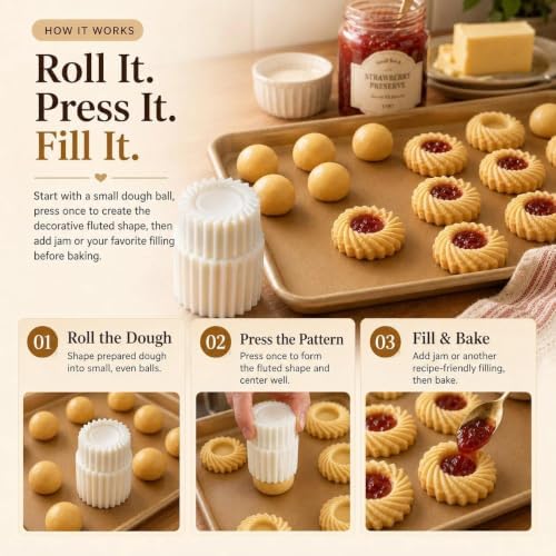 Creative Double-Ended Pastry Mold and Cookie Cutter