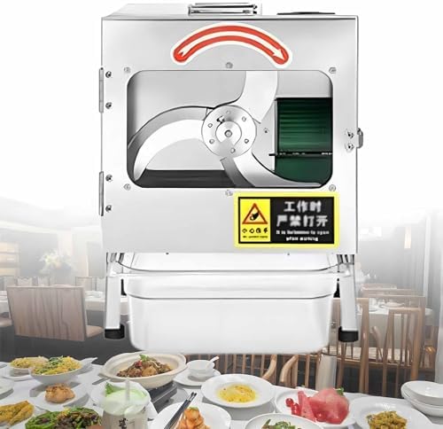 Commercial Electric Vegetable Chopper, 70mm Feed Port, 150kg/H