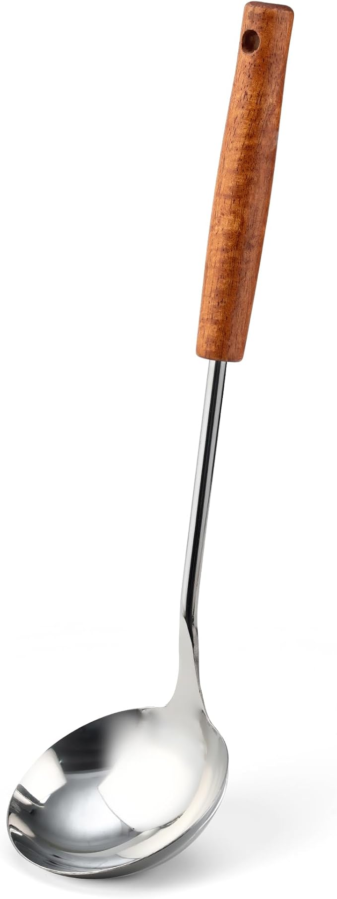FJNATINH Soup Ladle, Food Grade Stainless Steel Ladle, Cooking Soup Spoon by HOMEKITCHENTOOL