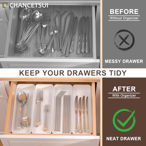 Kitchen Drawer Silverware Organizer Tray