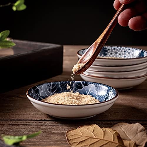 Japanese Style Ceramic Dipping Bowls,4'' Side Dishes Soy Sauce Dish