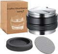 Sesama Coffee Distributor Espresso Tamper &Silicone Mat &Puck Screen