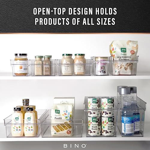BINO | Plastic Storage Bins, Small - Shallow | THE HANDLER COLLECTION