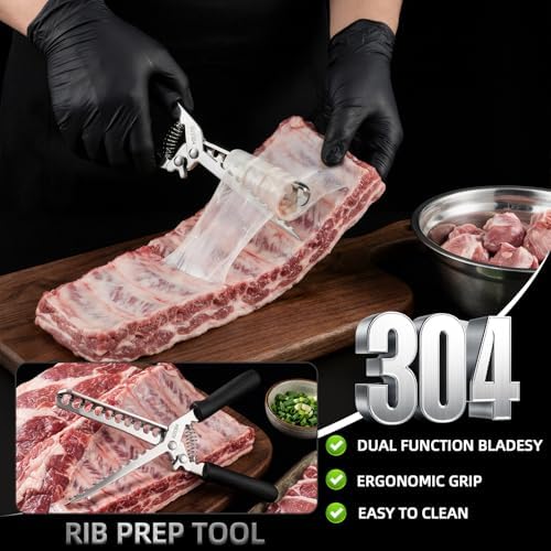 304 Stainless Steel Rib Membrane Removal Tool