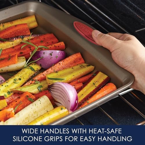 Rachael Ray Cucina Nonstick Bakeware Baking Pans Set, Baking Set 10-Piece