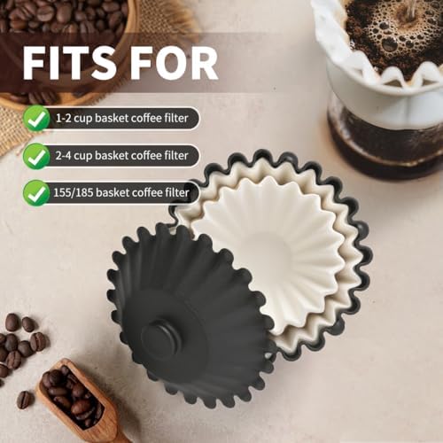 Basket Coffee Filter Holder Storage-Container - Coffee Bar Counter