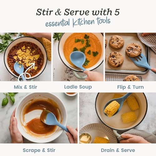 Starpack 5-Piece Silicone Cooking Utensil Set