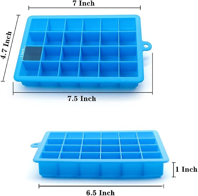 TAO CICADA Ice Cube Tray, 3 Pack Silicone Ice Cube Molds, Ice Cube Trays - Image 2
