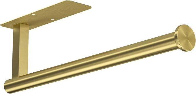ASTOFLI Paper Towel Holder Under Cabinet No Drilling, Self Adhesive Paper Towel by ASTOFLI