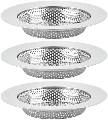 3 Pack Sourdough Drain Catcher, 4.5" Sink Drain Strainer