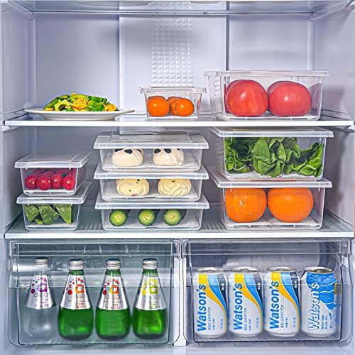 4PCS X-Large Plastic Food Storage Containers