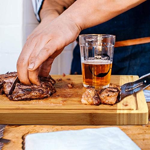 BambooMN Pull Out Cutting Boards, 20 x 18 x 0.75, 2 Pieces