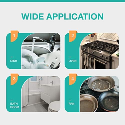 Dishwand Refills Sponge Head, 12Pcs Non-Scratch