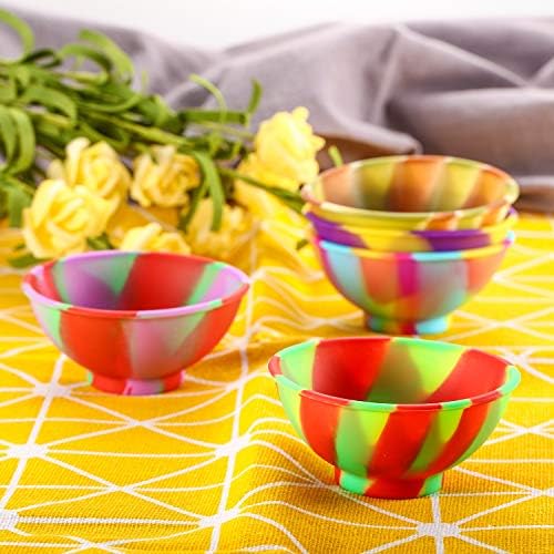 Boao 14 Pcs Mini Silicone Pinch Bowls, 1.75 oz Small Bowls for Prep