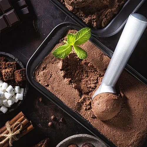 2pcs 2.5oz Ice Cream Scoop One-Piece Nonstick Aluminum Ice Cream