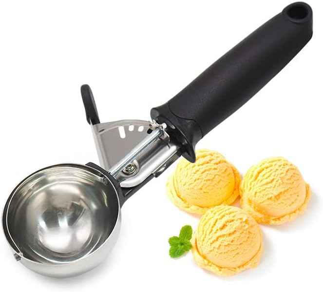 Cookie Scoop Set,Ice Cream Scoop with Trigger,Stainless Steel Portion