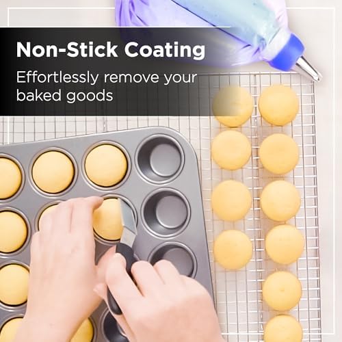 Wrenbury Mini Muffin Pan - Tiny Treats, Big Smiles - Non Stick Small