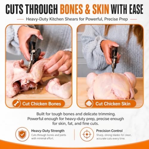 Heavy Duty Poultry Shears, Spatchcocking & Bone Cutting Scissors
