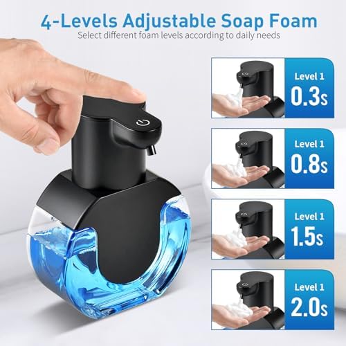 Automatic Foaming Soap Dispenser, 15oz/420ml Smart Hand Soap