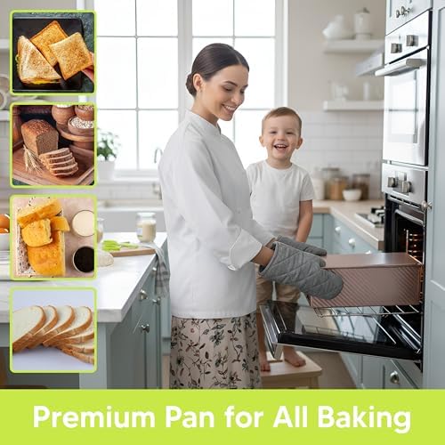 Pullman Loaf Pan with Lid, 12.5" x 4.65" 2.2 lb Nonstick Carbon Steel