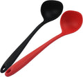 Jiozermi 2 Pcs Silicone Soup Ladle, 12-Inch Long Handle Ladle Spoon, Heat by Jiozermi