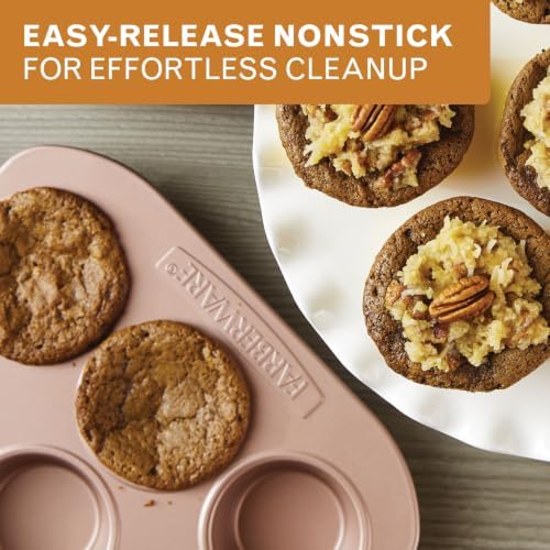 Farberware 47776 Nonstick Bakeware, Nonstick Muffin Pan / Cupcake Pan