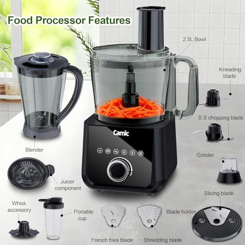 Camic Food Processor and Blender, 600W