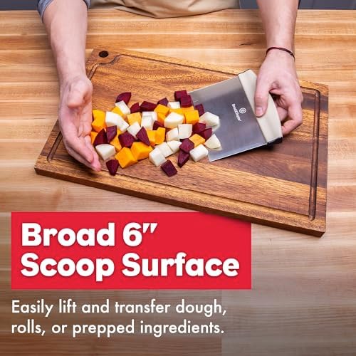 Brod & Taylor Bench Knife with 1" Markings and Non-Slip Rubber Handle