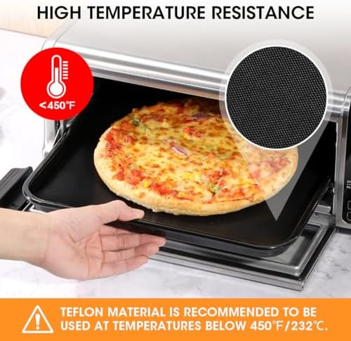 AIEVE Air Fryer Liners, 4 Packs Teflon Oven Liners for Bottom of Oven
