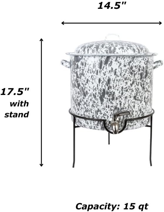 Enamelware Beverage Dispenser - Image 2