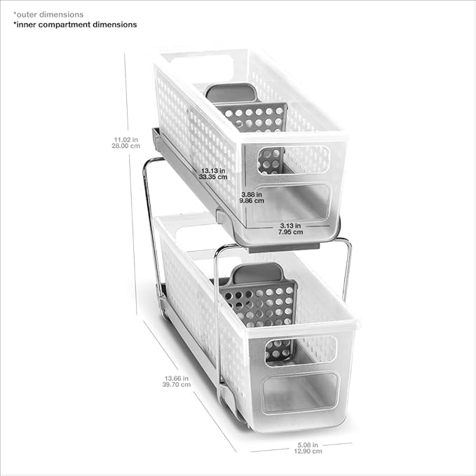 madesmart Mini 2-Tier Organizer - Image 4
