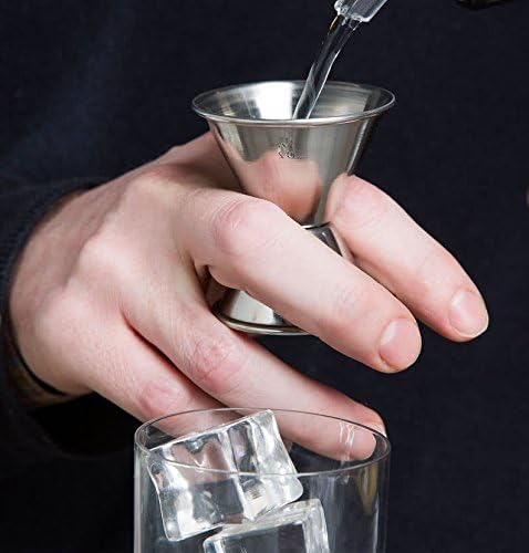 Jigger Set of 3 Stainless Steel Double Jiggers 1 & 2 oz., 3/4 & 1 1/2