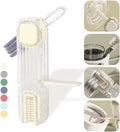 VIDONIO 4 in 1 Cup Lid Gap Cleaning Brush, Mutipurpose Tiny Silicone Cup Holder by VIDONIO