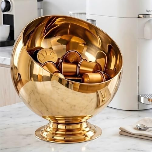 Coffee Pod Holder, Gold
