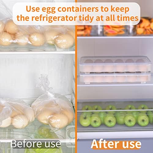 77L Deviled Egg Containers with Lid, Set of 2