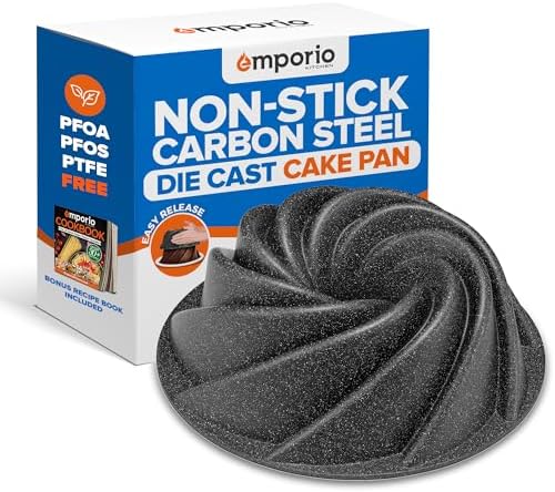 Emporio Kitchen Baking Pan - Two-Layered Nonstick Gray Marble Coating