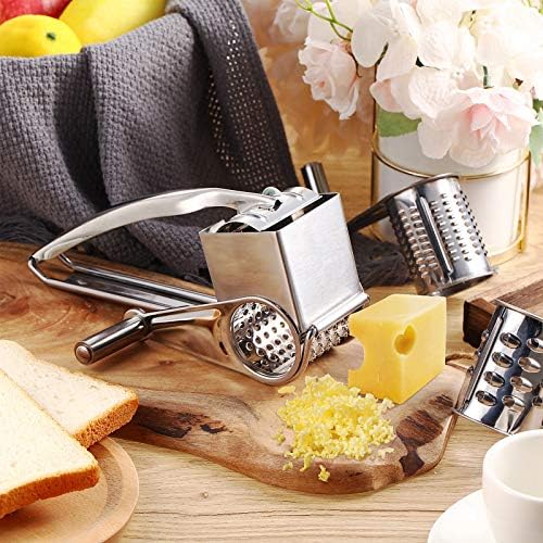 Honoson Rotary Cheese Grater, Stainless Steel