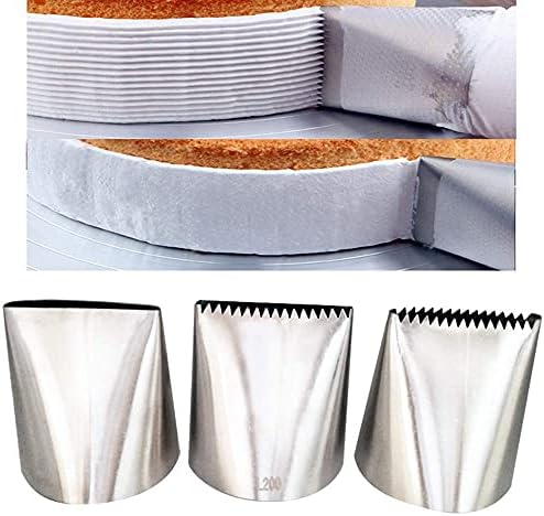 Piping Tips For Cake Decorating, Stainless Steel Icing Piping Nozzles