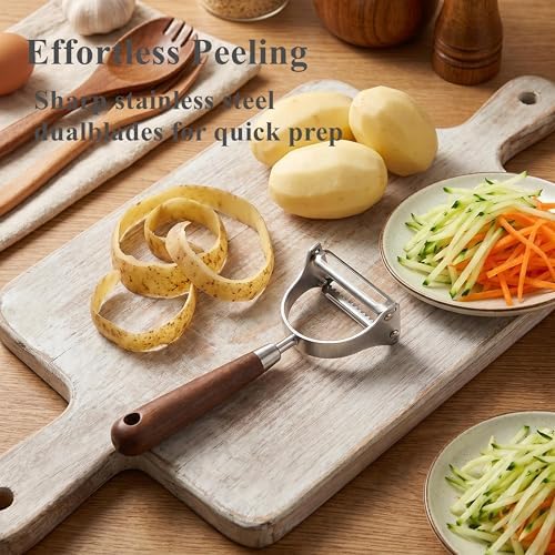 Aniso 2-in-1 Stainless Steel Vegetable Peeler and Julienne