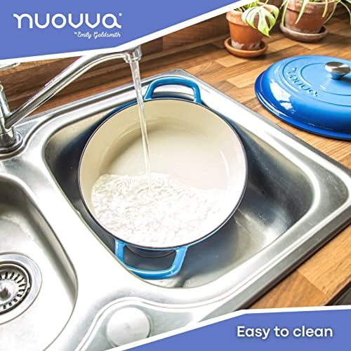 Nuovva Enamelled Cast Iron Dutch Oven with Lid