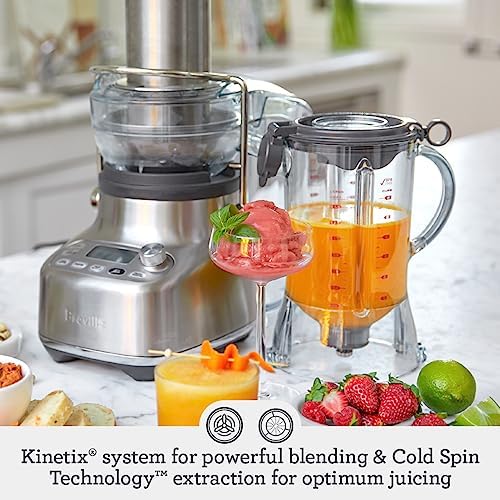 Breville 3X Bluicer Pro Blender and Juicer, Stainless Steel