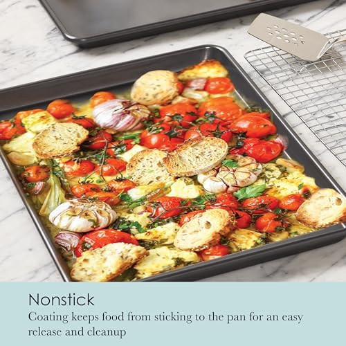 Chicago Metallic Jelly Roll Pan Set with Cooling Rack