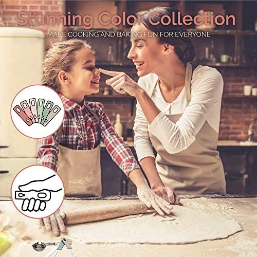 CuttleLab 22-Piece Stainless Steel Measuring Cups and Spoons Set, Tad