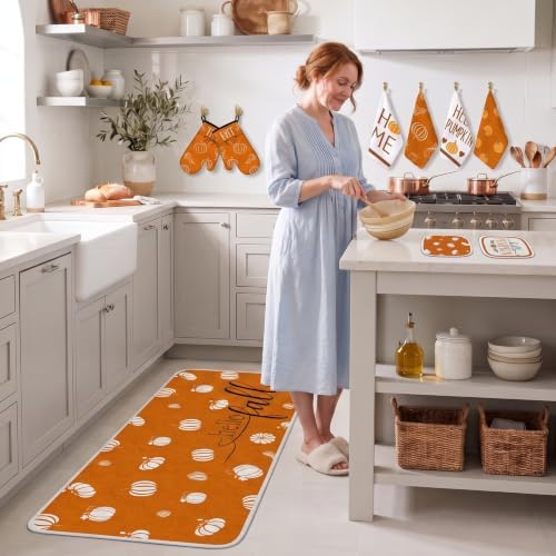 Tieshankao 10PCS Fall Pumpkin Kitchen Decor Set for Home, Baking Gifts
