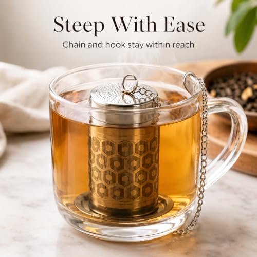 6 Pack Tea Infuser for Loose Leaf Tea, Stainless Steel Tea Strainer