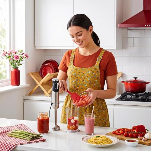 Vintage Apron for Women with Pockets Adjustable Straps for Kitchen