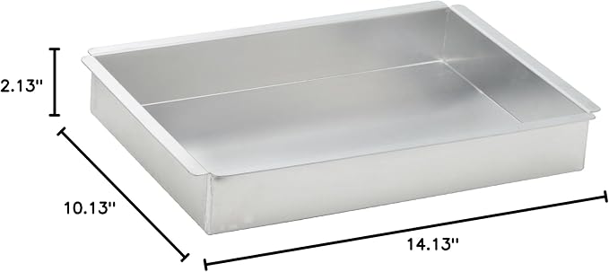 Winco 2-Inch Deep Aluminum Rectangular Cake Pan, 9-Inch by 13-Inch - Image 2
