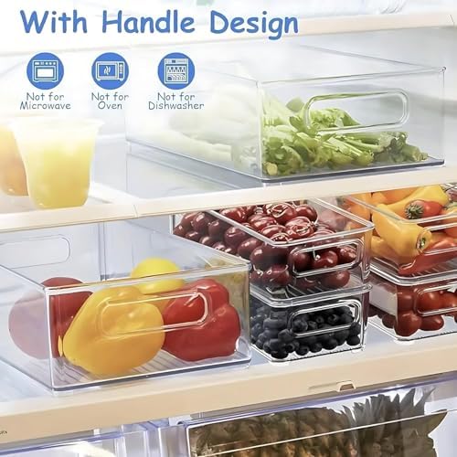 12 Pack Refrigerator Organizer Bins
